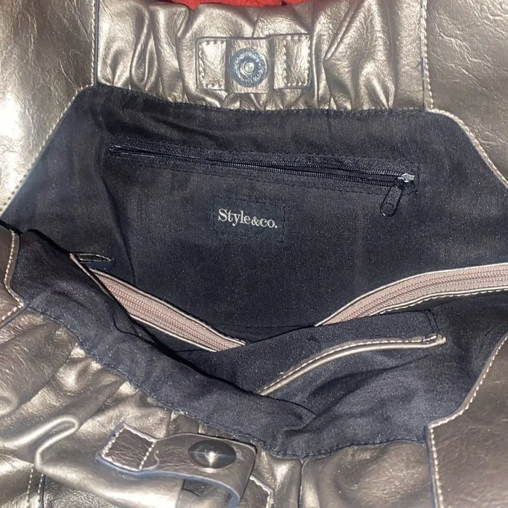 Style & Company Sassy II Gunmetal Hobo Bag!